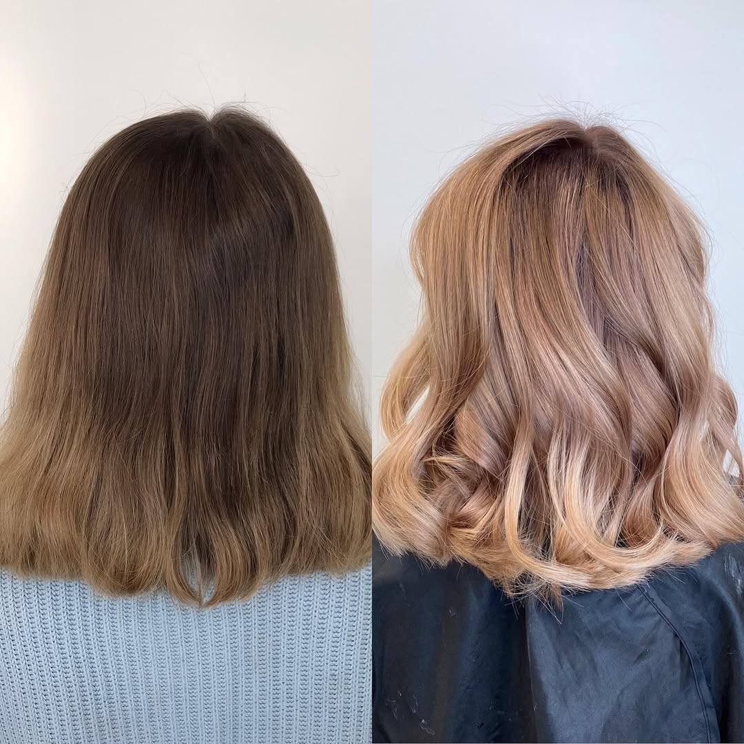 Определение фона осветления волос