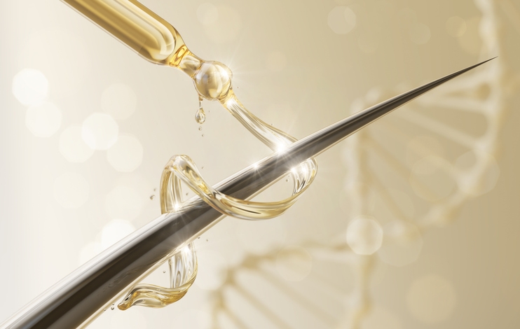 Укладка волос с использованием термозащиты