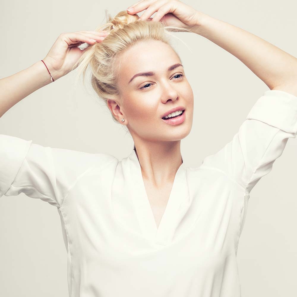 Гулька из волос